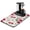 White-340, variant on Cute Cherry Pattern Dish Drying Mat, Sweet Red Fruit Lover Aesthetic Absorbent Kitchen Mat