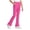 Hot Pink, variant on Leey-World Girls School Uniform Pants Kids Pull On Straight Leg Stretchy Elastic Waist Trousers with Pockets 5-14 Years(Black,11-12 Years)