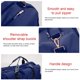 thumbnail image 5 of Bolsa deportiva para gimnasio con bolsa para zapatos, bolsa húmeda, bolsa de lona, bolsa de viaje impermeable para mujeres, hombres, verde militar, 29L MFZFUKR YZY485-4, 5 of 7