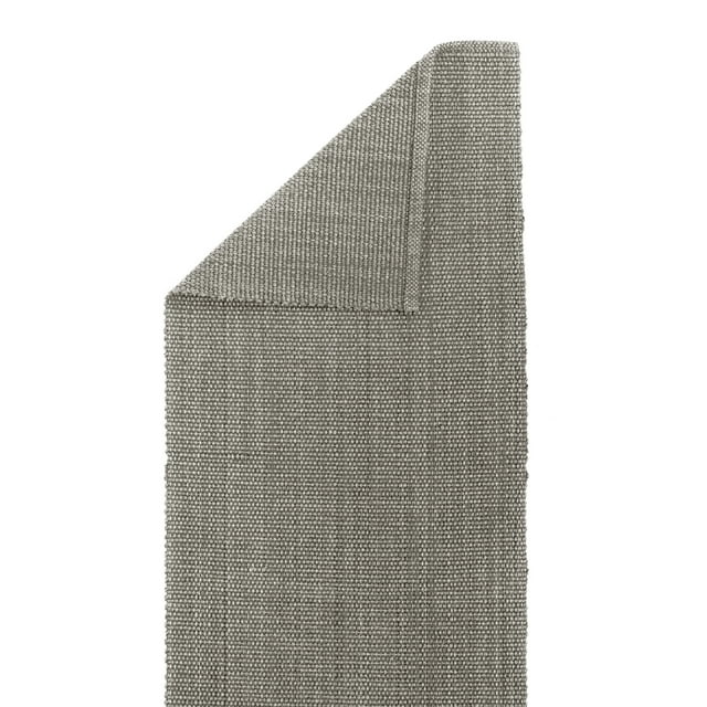 Fabstyles 54'' x 54'' Heavyweight Extra Thick 100% Cotton Table Runner for Kitchen, Dining or Outdoor Tables - Smoke