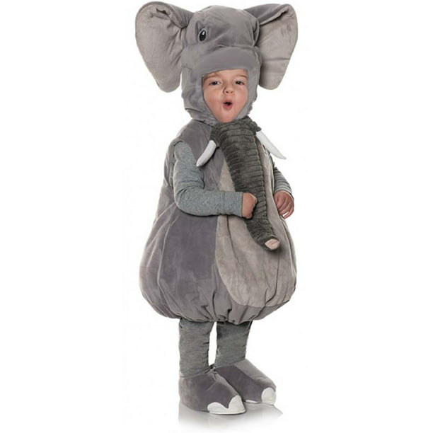 Elephant Unisex Toddler Grey Safari Animal Belly Baby Halloween Costume-M -  