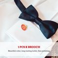 thumbnail image 4 of FONDOTIN 1Pc Copper Brooch Scarf Adornments Chinese Style Groom Best Man Accessory, 4 of 6