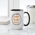thumbnail image 4 of CafePress - Grateful Thankful Blessed - 15 oz Ceramic Large White Novelty Mug, 4 of 4