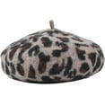 thumbnail image 6 of YooGuoGuo Warm Wool Beret Hats for Women Thick Leopard Berets Female Wool Beret Cap Autumn Winter Hat, 6 of 8