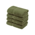 thumbnail image 2 of Superior 800 GSM Egyptian Cotton Heavyweight Hand Towel Set of 4, Forest Green, 2 of 10