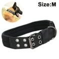 thumbnail image 3 of Adjustable Tactical Dog Collar Military Nylon Heavy Duty Metal Buckle, Anti-wear Five-speed Adjustable for Medium Large Dogs Black M, 3 of 8