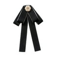 thumbnail image 3 of Milageto Bow Tie for Women Jewelry Gift Neck Tie Brooch Pin for Casual Party Ceremony Black, 3 of 8