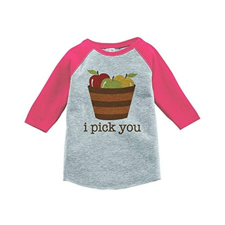 

Custom Party Shop Baby s I Pick You Thanksgiving Pink Raglan