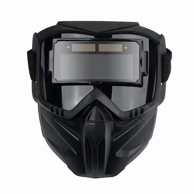 Gafas de Soldadura con Oscurecimiento Automático, Protector Trabajo, Banda Ajustable, Máscara Soldador , Cubierta .