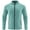 Green, variant on Zylarhe Men T Shirts Male Outdoor Raglan Sleeve Stand Collar Jacket Athletic Fitness Running Stretch Breathable Cardigan Jacket Short Sleeve Casual Shirt