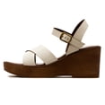 thumbnail image 2 of Sandalias Via Bella para Mujer 216 blanco 24, 2 of 6