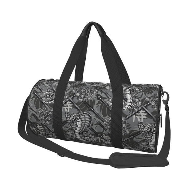 Easygdp Snake Bolsa de Viaje, Bolsa de Mano, Bolsa de Gimnasio, Bolsa de Equipaje para Viaje