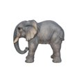 thumbnail image 3 of Garden Decor Animal Statue Elephant Standing W/Trunk Down Statue, 3 of 5