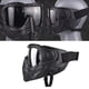 thumbnail image 4 of Máscara facial completa unisex, respirador, gafas, conducción, CS, juego de guerra, juegos al aire libre, sudor Lente plateada, 4 of 9