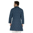 thumbnail image 4 of Atasi Indian Designer Kurta For Mens Casual Traditional Printed Ethnic Long Shirt Kurta, 4 of 7