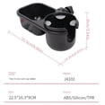 thumbnail image 7 of Universal Accessory Cup Holder for Baby Strollers New Baby Stroller Cup Holder 2-in-1 Stroller Water Cup Snack Storage Rack (black), 7 of 7