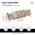 thumbnail image 2 of Candy Pillow With Pillow Core 24.6×9.8in Durable Cord Opening And Closing Design Waterproof And Easy To Install Brown Moroccan Trellis Hand-Drawn Sketch_2, 2 of 8