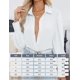 thumbnail image 5 of Blusa Zeagoo Fashion de manga larga con botones para mujer blanca, 5 of 5
