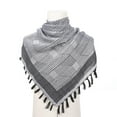 thumbnail image 2 of Hontri Heardband in Sale, Scarf Keffiyeh Hatta Wide Tassel Shemagh Keffiyeh Arabian Houndstooth Cotton Unisex Scarf 1 Headscarf, 2 of 5