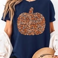 thumbnail image 2 of Pumpkin Floral Unisex T-Shirt, 2 of 5