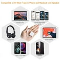 thumbnail image 3 of PENGXIANG USB C to Headphone Jack Adapter with 3.5mm Aux Audio and Type C Charger Dongle Converter USB C Earphone Adaptor, 3 of 8