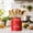 Red, variant on Ceramic Farmhouse Utensil Holder for Kitchen Counter, Large Rustic Utensil Crock, Countertop Cooking Tool Spatula Organizer, 6.75” (Red)