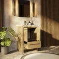 thumbnail image 4 of Lexora Home Lafarre 24" Single Quartz Top Bathroom Vanity with Gun Metal Faucet, 4 of 8