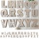 thumbnail image 1 of Decoración de pared de flores de madera tallada a mano con letras - Decoración de madera natural para cocina, boda, salón - 1 pieza, 1 of 5