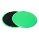 thumbnail image 1 of Paquete de 2 discos deslizantes para ejercicios de core, ligeros y portátiles, para espalda y cadera. Verde, 1 of 9