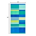 thumbnail image 7 of Mainstays Everyday Cool Multicolor Broken-Stripe Yarn-Dyed Cotton-Blend Beach Towel, 7 of 7