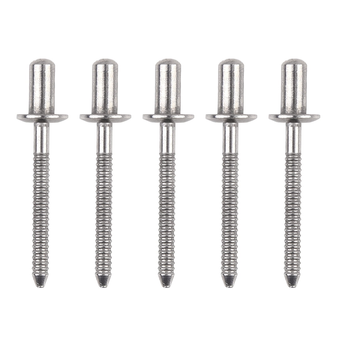 5pcs 4.8mm x 10mm 304 Stainless Steel Round Head Closed End Blind Rivet