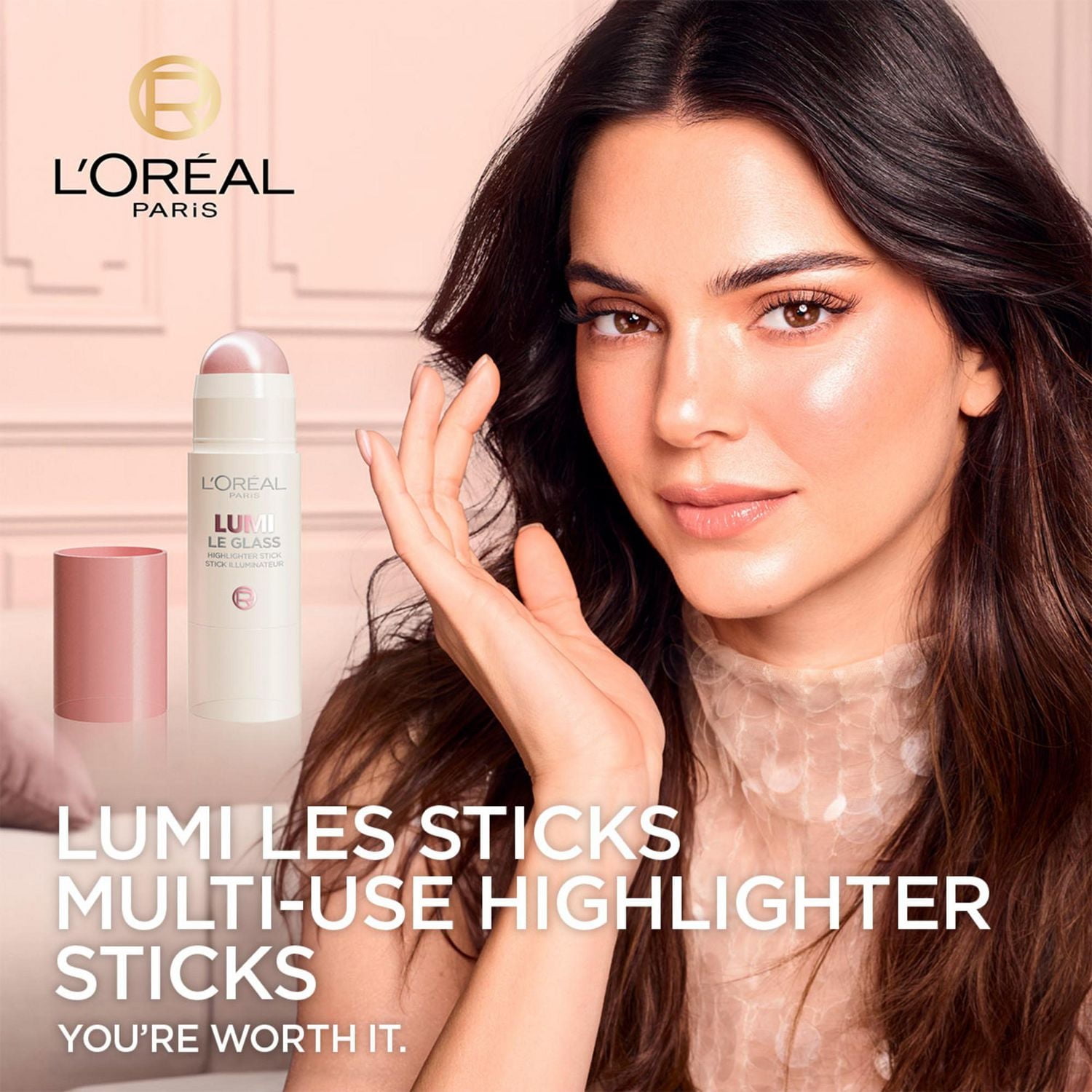 L'Oréal Paris Lumi Le Glass Stick Illuminateur l'illuminateur pour un éclat radieux longue durée