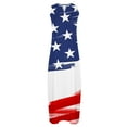 thumbnail image 4 of Vetsdori Womens Red White and Blue Maxi Dress Summer Fourth of July Slip Dress Star Print Backless Tank,Ankle Length Patriotic Dress for Women V-Neck, 4 of 5