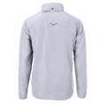 thumbnail image 3 of Men's Cutter & Buck Gray Salt Lake Bees Big & Tall Charter Eco Knit Recycled Full-Zip Jacket, 3 of 3