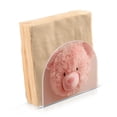 thumbnail image 2 of Cute Bear Head Napkin Holder for Table Clear Napkin Stand Paper Holder Acrylic Organizer Dispenser Napkins for Dinner Kitchen Restaurant Room, 2 of 8