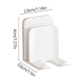 thumbnail image 3 of 1 Piece Seamless Wall Mounted Non Porous Chopper Brush Rack Storage Rack Bathroom Braces Electrical Storage Rack Mouthwash Cup Rack, 3 of 6