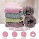 thumbnail image 4 of Airabc Thermal Winter Women Socks 5 Pairs Wool Warm Knitting Ladies Socks Vintage Style Soft Cotton Thick Woman Bed Sock Multicoloured for Home Office, 4 of 5