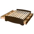 thumbnail image 1 of Prepac Lit Plateforme avec Rangement Grand en Espresso, 1 of 6