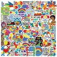 thumbnail image 1 of Calcomanías de vinilo para concientizar sobre el autismo, 50 unidades, 1 of 2