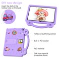 thumbnail image 5 of Allytech Onn 10.1" Gen 3 Case 2022 Model 100071485, Kids Friendly Soft EVA Foam Heavy Duty Protection Stand Handle Cute Design Case Cover for Walmart Onn 10.1" 100071485 -Purple, 5 of 6