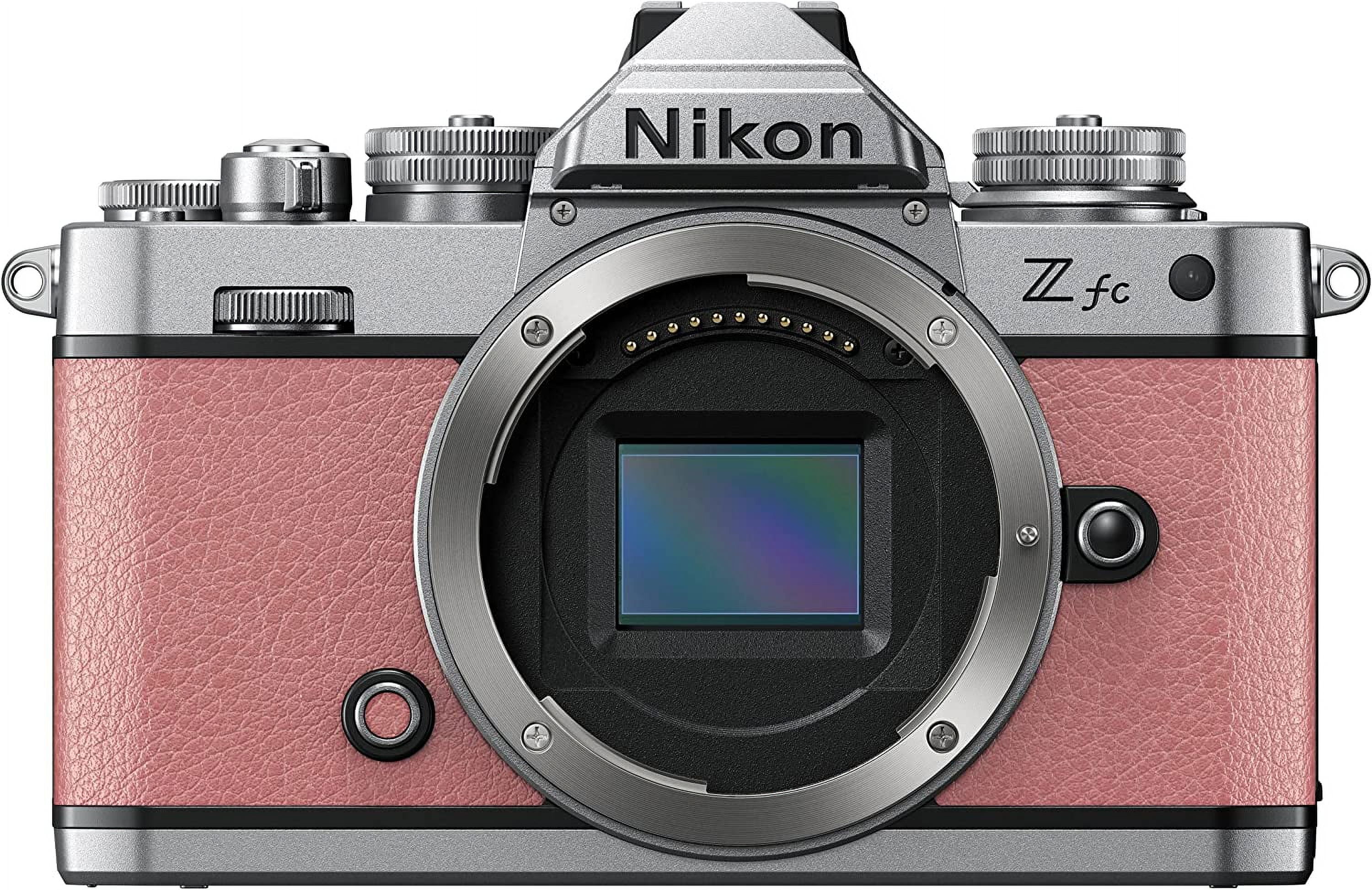 Nikon Z fc DX-Format Mirrorless Camera Body w/NIKKOR Z DX 16-50mm f/3.5-6.3  VR - Red (International Version) - Walmart.com