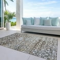 thumbnail image 6 of Addison Rugs Chantille Indoor/Outdoor Transitional Geometric Brown Washable Rectangle Rug, 10' x 14', 6 of 6