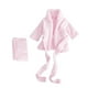 thumbnail image 2 of Newborn Bathrobe Pure Cotton Thickened Baby Photo Bathing Suits Photo Garment (Pink Suitable for 3-6 Month Baby), 2 of 3