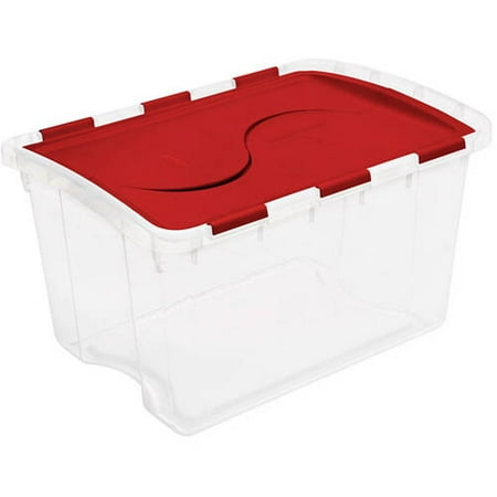 Sterilite 12-Gallon (48-Quart) Hinged Storage Box - Walmart.com