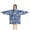 Blue, variant on Blue Soccer Elements Pattern Blanket Hoodies for Kids 6-13YR Oversize Wearable Blanket Hoodies for Boys Girls Teens