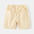 thumbnail image 4 of Toddler Boy Shorts Solid Drawstring Elastic Waist Athletic Shorts Baby Boy Summer Clothes 18-24 Months Boys Clothes Boys Fashion, 4 of 6