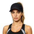 thumbnail image 4 of Gyujnb Washed Twill Baseball Cap with Ponytail Opening Adjustable Curved Brim for Outdoor Daily Casual Wear (Unisex Adult),One Size, 4 of 5