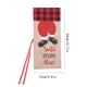 thumbnail image 2 of Adornos navideños, regalos navideños, botella de vino para personas mayores, bolsa para botellas de champán a cuadros y saco de vino., 2 of 4
