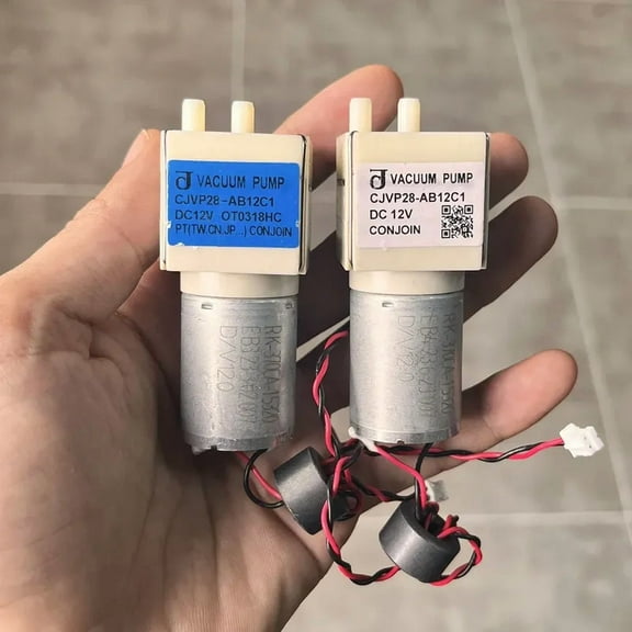 CJVP28-AB12C1 Mini Vacuum Pump DC 12V Micro 370 Motor Electric Air Pump Small Negative Pressure Suction Pump for Robot Cleaner