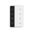 thumbnail image 1 of Interruptor de Nombre DIY TUYA Zigbee, Interruptor de Pantalla Táctil Inteligente de 4 Bandas, Tipo EE. UU., Funciona con Tuya, , Home, Control de Voz, 1 of 5
